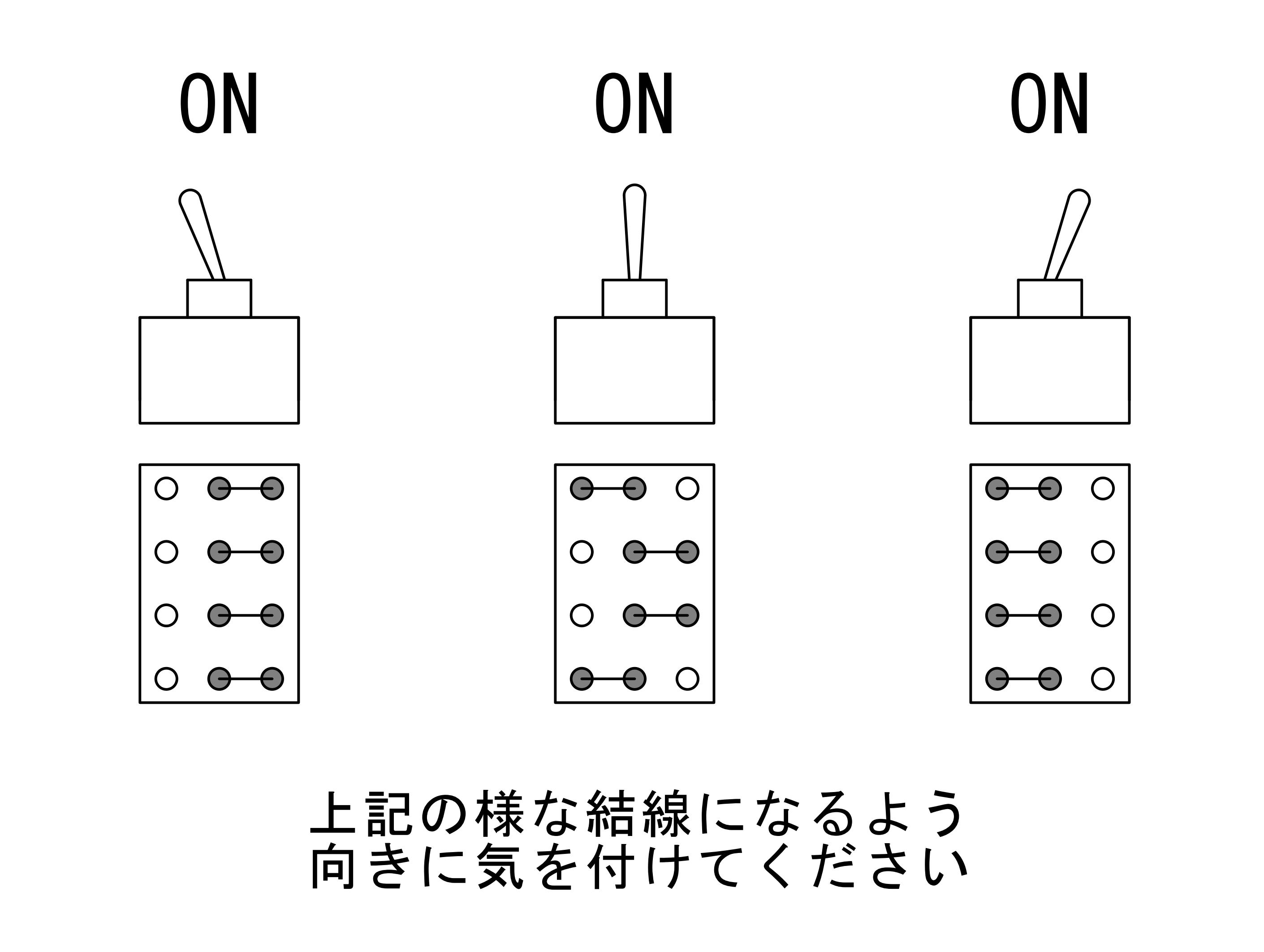 ミニスイッチ ON-ON-ON 12P クローム通販｜ギターワークス