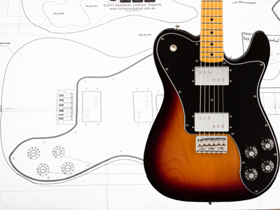 Fender テレキャスターデラックス スタイル製図通販｜ギターワークス