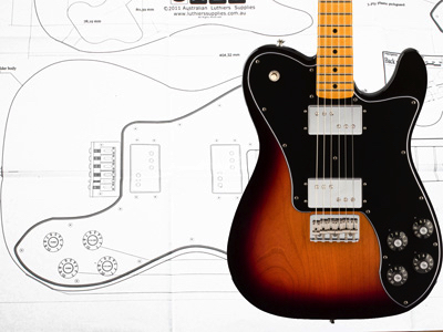 Fender テレキャスターデラックス スタイル製図通販｜ギターワークス